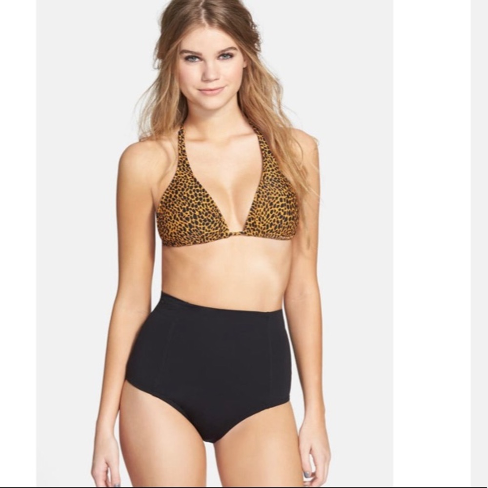 Volcom | Cheetah Bikini Halter Top